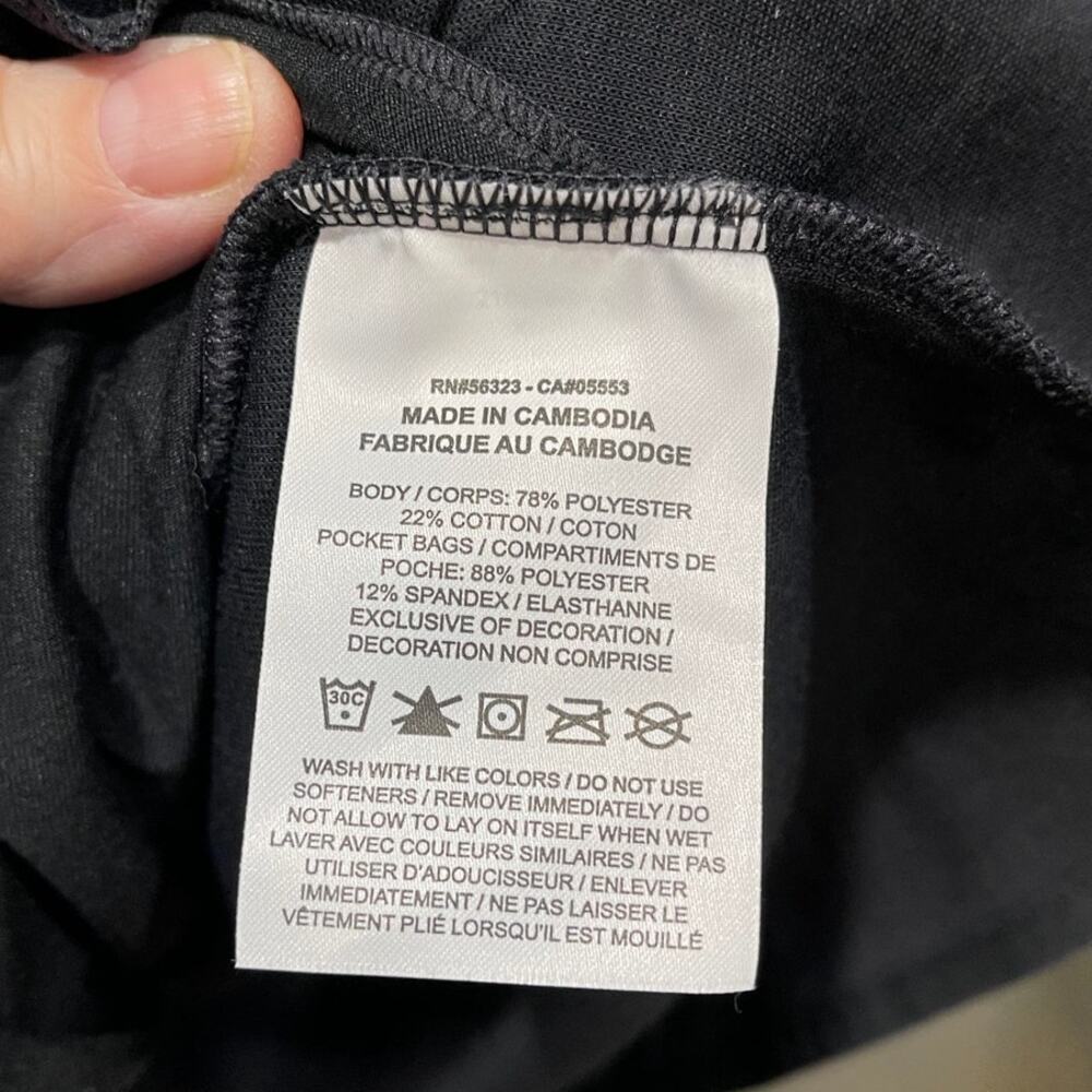 Nike Maternity Reversible Dri-Fit Pullover Black XL Long Sleeve Nursing Gym - Picture 8 of 9